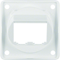 INTEGRO FLOW 2-gang carrier plate for BTR-/E-DAT modules snow-white gloss