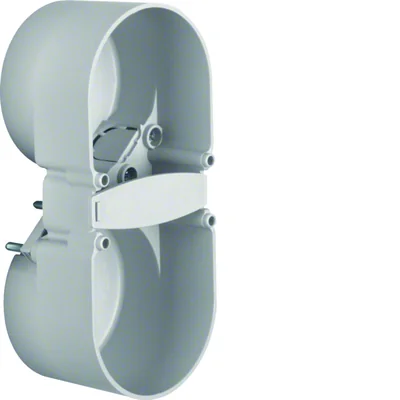 INTEGRO FLOW 2-gang flush-mounted box with 2 terminals, grey