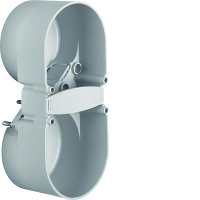 INTEGRO FLOW 2-gang flush-mounted box with a gray clamp