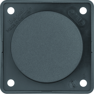 INTEGRO FLOW Anthracite matte end cap