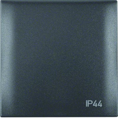 INTEGRO FLOW Anthracite matte frame with a cover with "IP44" imprint