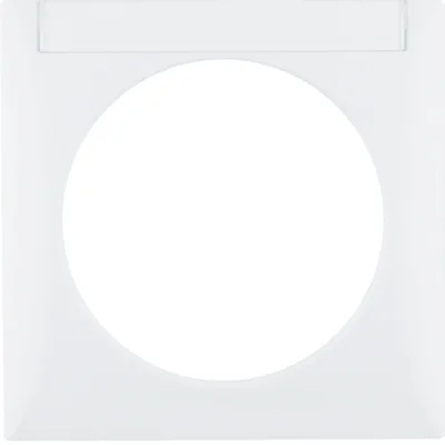 INTEGRO FLOW Cadre individuel avec champ de description, brillant blanc comme neige