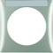 INTEGRO FLOW Cadre simple avec champ de description, chrome mat, verni
