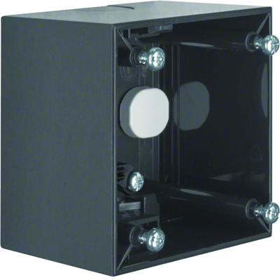 INTEGRO FLOW Caja individual de superficie, alta, antracita