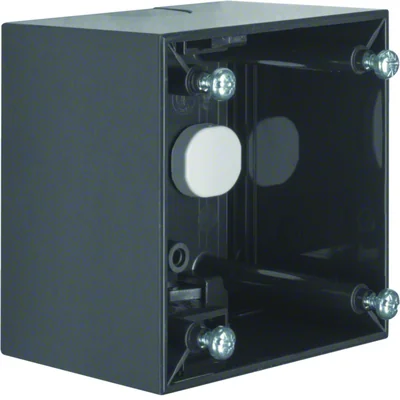 INTEGRO FLOW Caja individual de superficie, alta, antracita