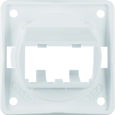 INTEGRO FLOW Carrier plate for 2 MINI-COM modules, bright white