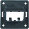 INTEGRO FLOW Carrier plate for 2 MINI-COM modules glossy anthracite