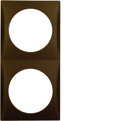 INTEGRO FLOW Cornice a 2 posti marrone opaco