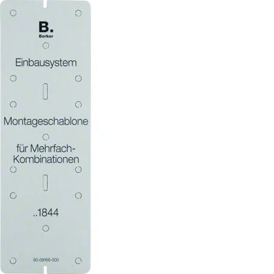 INTEGRO FLOW Dima di montaggio, cartoncino grigio