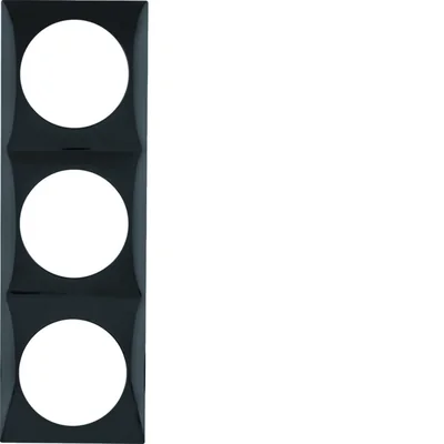 INTEGRO FLOW Dreifach schwarz glänzender Rahmen