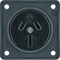 INTEGRO FLOW Earthed socket "Australia" anthracite