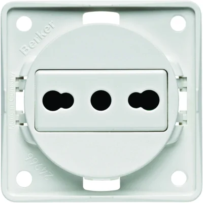 INTEGRO FLOW Earthed socket "Italy" white
