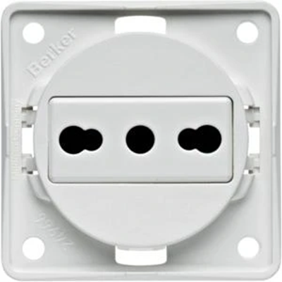INTEGRO FLOW Earthed socket "Italy" white