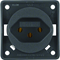 INTEGRO FLOW Earthed socket "Switzerland" type 13 anthracite matt