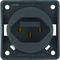 INTEGRO FLOW Earthed socket "Switzerland" type 13 anthracite matt