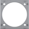 INTEGRO FLOW Gloss gray surface spacer ring