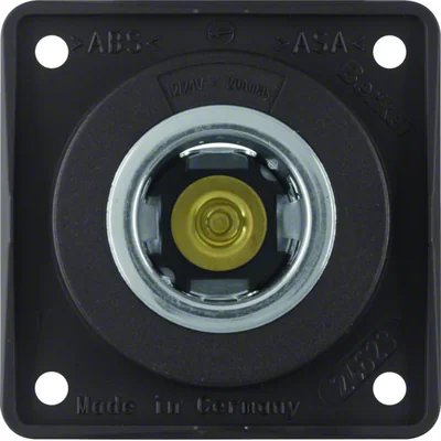 Integro Flow Gniazdo zasilania 12 V, mechanizm, brąz