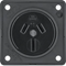 INTEGRO FLOW Grounding socket "Australia" black