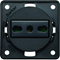 INTEGRO FLOW Grounding socket "Italy" anthracite