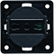 INTEGRO FLOW Grounding socket "Italy" black