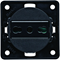 INTEGRO FLOW Grounding socket "Italy" black