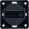 INTEGRO FLOW Grounding socket "Italy" black