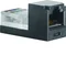 INTEGRO FLOW Mini jack 8-biegunowy RJ45 kategorii 3 czarny
