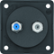 INTEGRO FLOW Radio/SAT aerial socket with unshielded casing, matt black