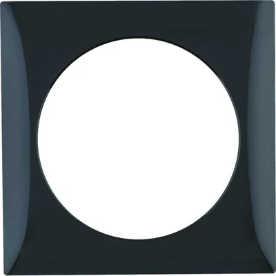 INTEGRO FLOW Рамка одинарна, чорна глянець
