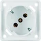INTEGRO FLOW SCHUKO vaso 45° blanco nieve mate