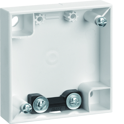 INTEGRO FLOW Single flat, snow-white surface-mounted box