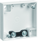 INTEGRO FLOW Single flat, snow-white surface-mounted box