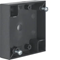 INTEGRO FLOW Single flat surface-mounted box without reduction anthracite