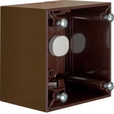 INTEGRO FLOW Single high brown surface-mounted box