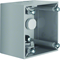 INTEGRO FLOW Single high light gray surface-mounted box