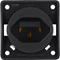 INTEGRO FLOW Socket with earthing "Switzerland" type 13 brown matt