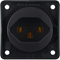 INTEGRO FLOW Socket with grounding "Switzerland" type 23 screw terminals brown matt