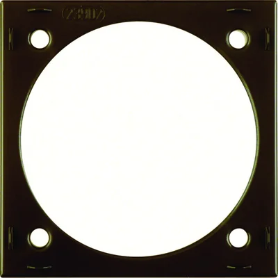 INTEGRO FLOW Surface-mounted spacer ring glossy brown