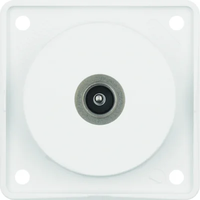 INTEGRO FLOW TV antenna connection socket snow-white matte
