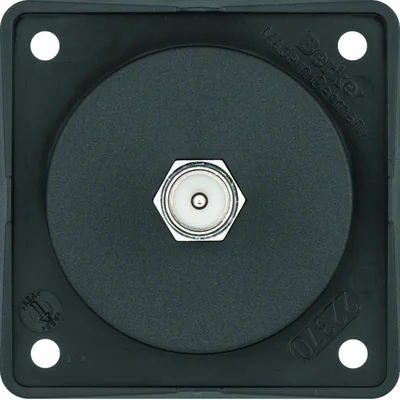 Integro Flow TV antenna socket with housing, ant