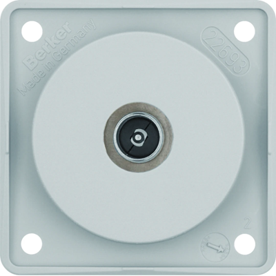INTEGRO FLOW TV-Antennenanschlussdose grau matt