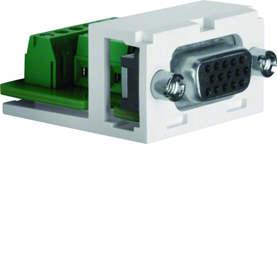 INTEGRO FLOW VGA module 15-pin snow white/black