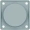 INTEGRO FLOW/CLASSIC Gloss gray end cap