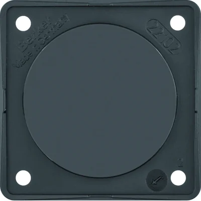 INTEGRO FLOW/PURE Glossy black end cap