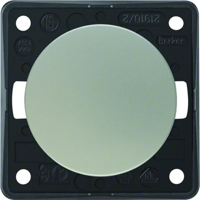 INTEGRO FLOW/PURE Łącznik klawiszowy 2-biegunowy chrom matowy lakierowany