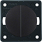 INTEGRO FLOW/PURE Multi-gang push-button switch brown matt
