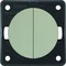 INTEGRO FLOW/PURE Multi-gang switch serial matt chrome, varnished