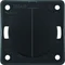 INTEGRO FLOW/PURE Pulsador multitecla, negro brillante