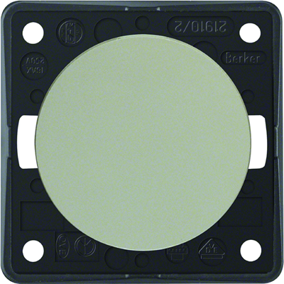 INTEGRO FLOW/PURE Rock switch 2-pole, varnished stainless steel