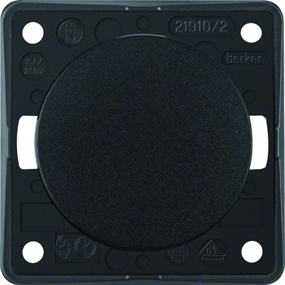INTEGRO FLOW/PURE Rocker switch 2-pole glossy black